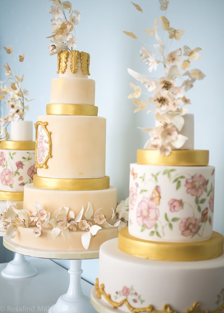 The Gilded Peach Collection Wedding Cakes