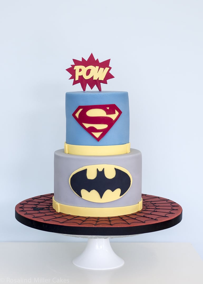 Superhero Celebration Cake