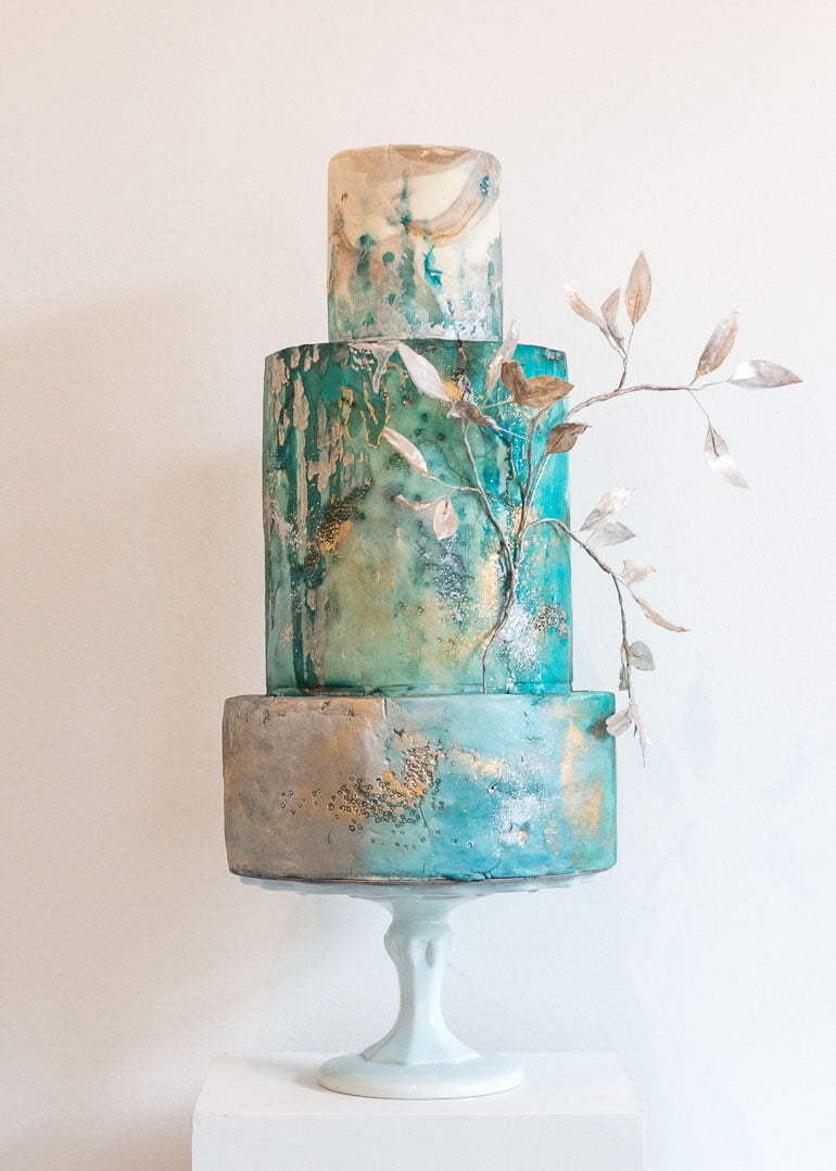 Shimmering Forest Wedding Cake - Advanced Diploma
