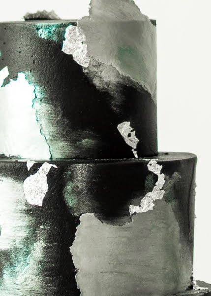 Abstract Buttercream Wedding Cake by Rosalind Miller Cakes